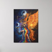 Phoenix Balance Spiritueel Canvas Kunst (Voorkant)
