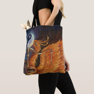 Phoenix Balance Spirituele Boodschappentas Tote Bag