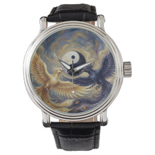 Phoenix Balance Yin Yang Horloge