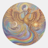 Phoenix Balance Yin Yang Sticker (Voorkant)