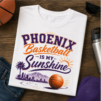 Phoenix Basketbal Is Mijn Zonneschijn Fan Tri-Blend Shirt