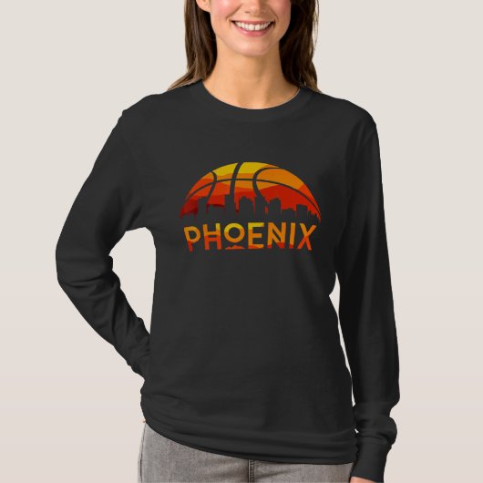 Phoenix Basketbal T-shirt B-Ball Arizona City Suns (Voorkant)