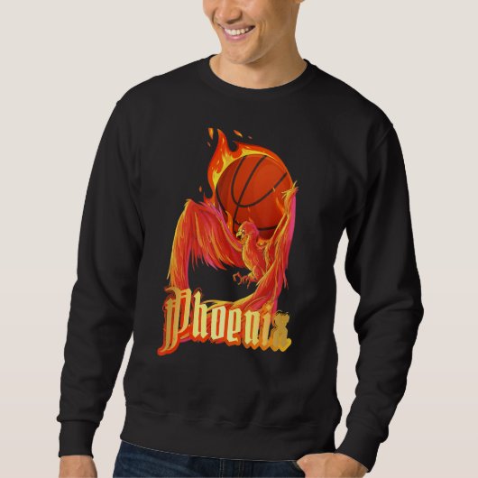 Phoenix Basketball Arizona B Ball Fiery Phoenix B- Trui (Voorkant)
