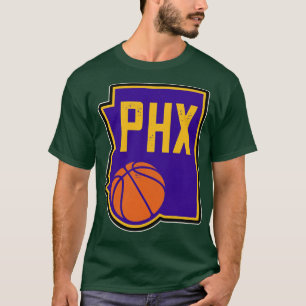 Phoenix Basketball State Outline T-shirt