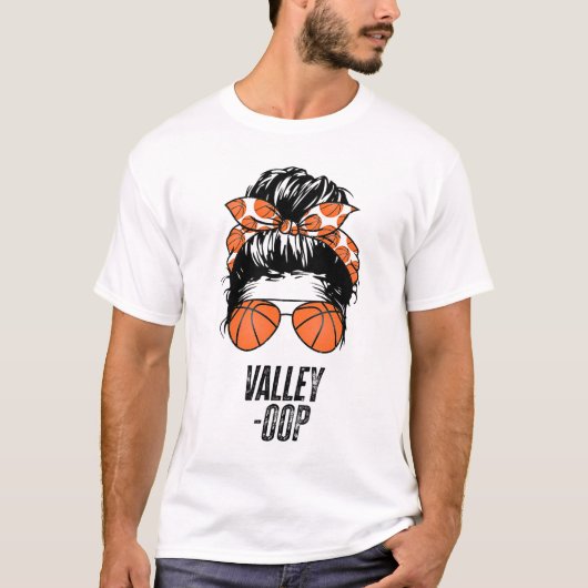 Phoenix Basketball Valley - Oop rommelige broodje  T-shirt (Voorkant)