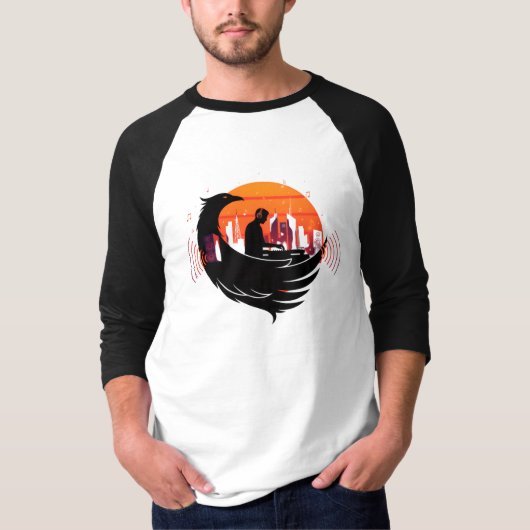 Phoenix Beats - Rise of the DJ beroemd gemaakt doo T-shirt (Voorkant)