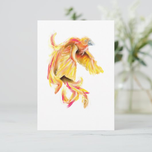 Phoenix Bedankkaart (Staand voorkant)