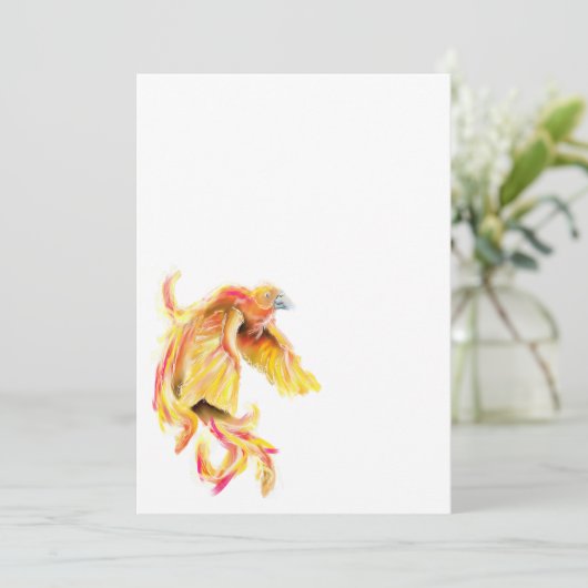 Phoenix Bedankkaart (Staand voorkant)