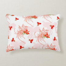 Phoenix Bird and Phoenix Flower Seamless Pattern