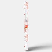 Phoenix Bird and Phoenix Flower Seamless Pattern Case-Mate iPhone Case (Achterkant / Links)