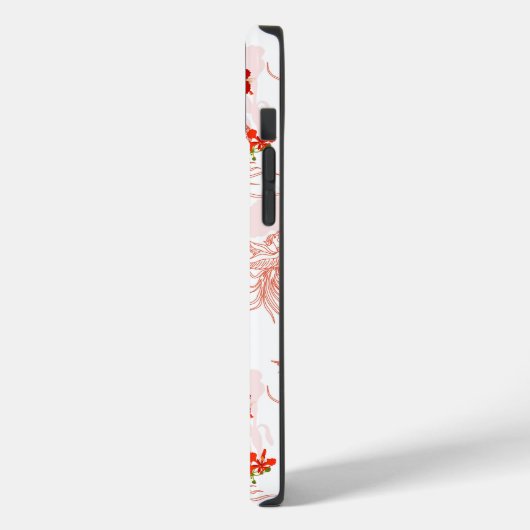Phoenix Bird and Phoenix Flower Seamless Pattern Case-Mate iPhone Case (Achterkant / Links)