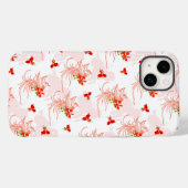 Phoenix Bird and Phoenix Flower Seamless Pattern Case-Mate iPhone Case (Achterkant (horizontaal))