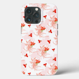 Phoenix Bird and Phoenix Flower Seamless Pattern Case-Mate iPhone Case