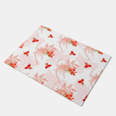 Phoenix Bird and Phoenix Flower Seamless Pattern Deurmat (Schuin)