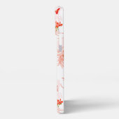 Phoenix Bird and Phoenix Flower Seamless Pattern iPhone Hoesje (Linkerkant)