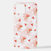 Phoenix Bird and Phoenix Flower Seamless Pattern iPhone Hoesje (Achterkant)