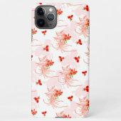 Phoenix Bird and Phoenix Flower Seamless Pattern iPhone Hoesje (Achterkant)