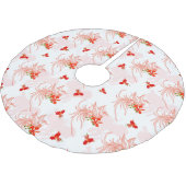 Phoenix Bird and Phoenix Flower Seamless Pattern Kerstboom Rok (Gekanteld)