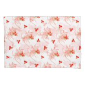 Phoenix Bird and Phoenix Flower Seamless Pattern Kussensloop (Voorkant)