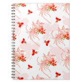 Phoenix Bird and Phoenix Flower Seamless Pattern Notitieboek (Voorkant)