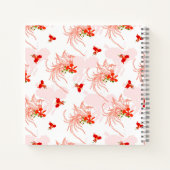 Phoenix Bird and Phoenix Flower Seamless Pattern Notitieboek (Achterkant)