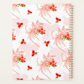 Phoenix Bird and Phoenix Flower Seamless Pattern Planner (Achterkant)