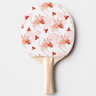 Phoenix Bird and Phoenix Flower Seamless Pattern Tafeltennisbatje