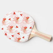 Phoenix Bird and Phoenix Flower Seamless Pattern Tafeltennisbatje (Zijkant)