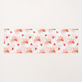 Phoenix Bird and Phoenix Flower Seamless Pattern Yogamat (Achterkant (horizontaal))