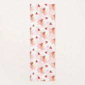 Phoenix Bird and Phoenix Flower Seamless Pattern Yogamat (Voorkant)