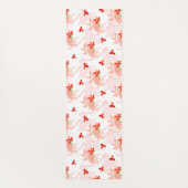 Phoenix Bird and Phoenix Flower Seamless Pattern Yogamat (Achterkant)