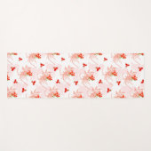 Phoenix Bird and Phoenix Flower Seamless Pattern Yogamat (Voorkant (horizontaal))