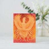 Phoenix Bird Briefkaart (Staand voorkant)