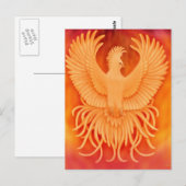 Phoenix Bird Briefkaart (Voorkant / Achterkant)