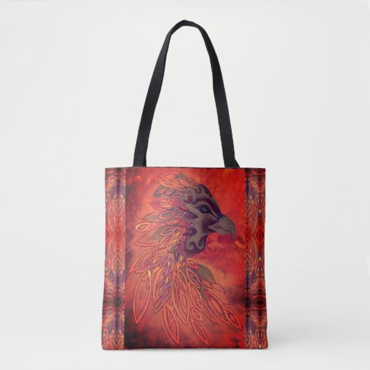 Phoenix Bird Canvas tas (Voorkant)