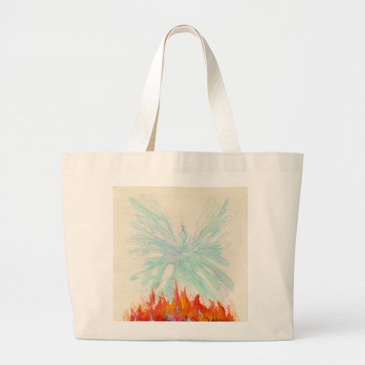PHOENIX BIRD door SHARON SHARPE Grote Tote Bag (Voorkant)