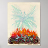 PHOENIX BIRD door SHARON SHARPE Poster (Voorkant)