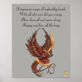 Phoenix Bird Forgisive Poster