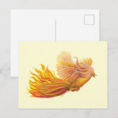 Phoenix Bird in Flight Briefkaart (Voorkant / Achterkant)