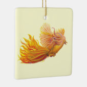 Phoenix Bird in Flight Keramisch Ornament (Rechts)