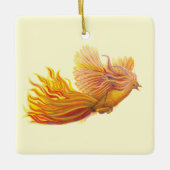 Phoenix Bird in Flight Keramisch Ornament (Voorkant)