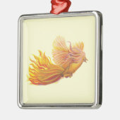 Phoenix Bird in Flight Metalen Ornament (Links)