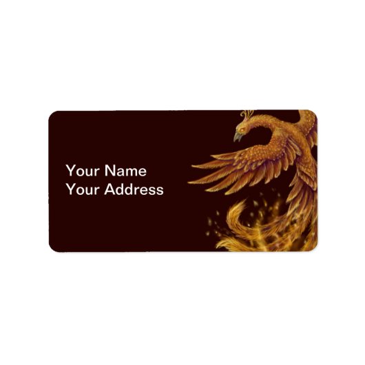 Phoenix Bird Label (Voorkant)
