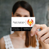 Phoenix Bird Logo Visitekaartje