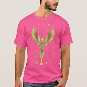 Phoenix Bird Moon Phases Witch Palmistry Pagan her T-shirt