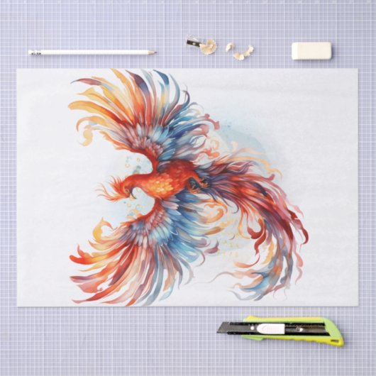 Phoenix Bird Mythologie Tissuepapier