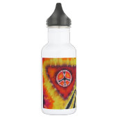 Phoenix Bird Peace Signs Tie Dye Waterfles (Links)
