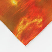 Phoenix Bird RISE BOVEN JE TROUBLES Fleece Deken (Hoek)