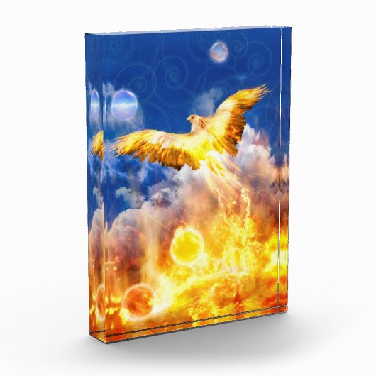 Phoenix Bird RISE BOVEN JE TROUBLES Fotoblokken (Links)