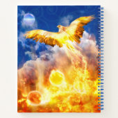 Phoenix Bird RISE BOVEN JE TROUBLES Notitieboek (Achterkant)